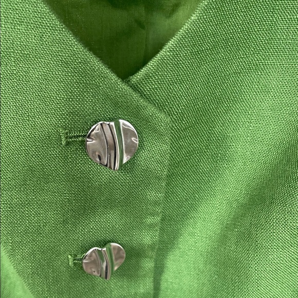 Banana Republic Linen Button-Front Vest, Size 4 - Picture 9 of 11